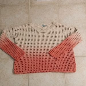 Good Luck Gem Open Knit Sweater